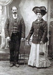 Youssouf (Joseph) Haël-Issa et Denise Brisson, 1904