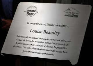 Plaque Louise Beaudry